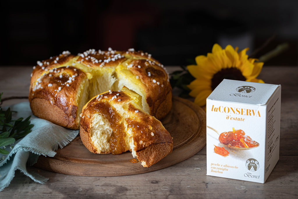 La ricetta della settimana: Brioche in fiore con la Conserva d’Estate Bonci