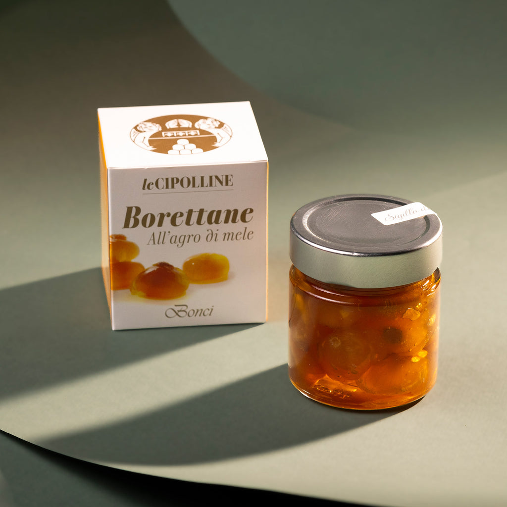 Cipolline Borettane all'agro di mele